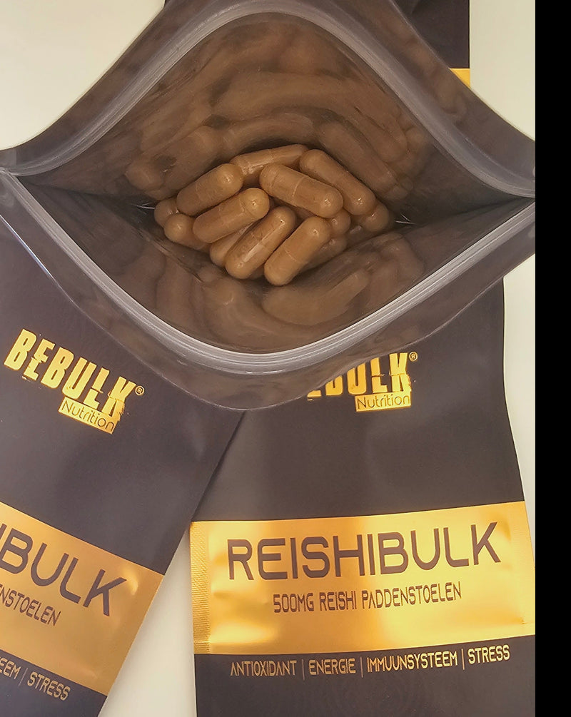 ReishiBulk - Reishi 500mg - Vegan - BeBulk Nutrition