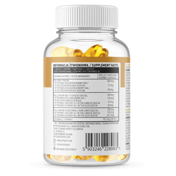 36 x OstroVit Omega 3-6-9 90 capsules