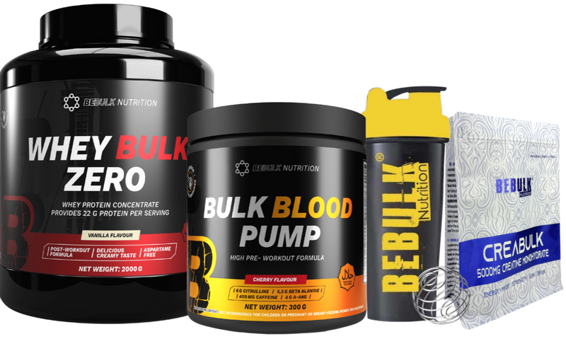 Pack MEGADEAL 2 : Protéine de lactosérum 2000 g + Créatine 300 g + POMPE pré-entraînement + Shaker en vrac