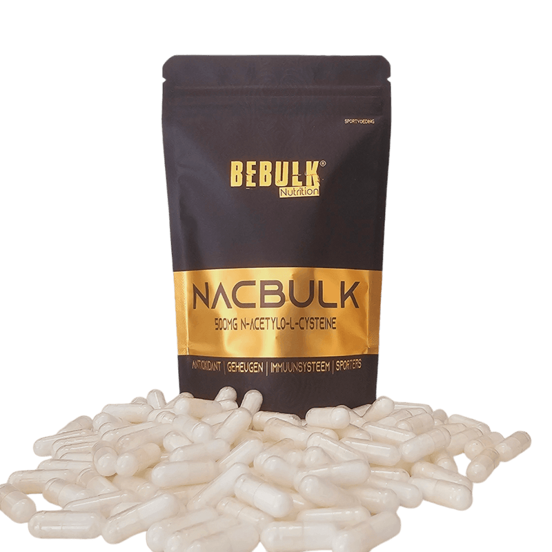 NacBulk - NAC 500 mg - Végétalien - BeBulk Nutrition 