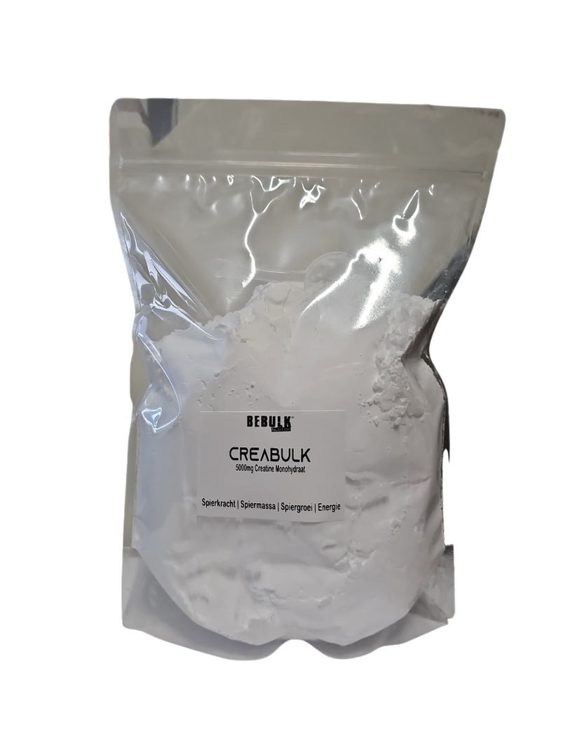 CreaBulk - 100% Creatine Monohydraat - BeBulk Nutrition