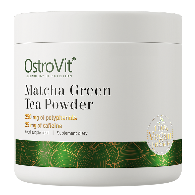 Poudre de Thé Vert Matcha - 100 g - Vegan - OstroVit 