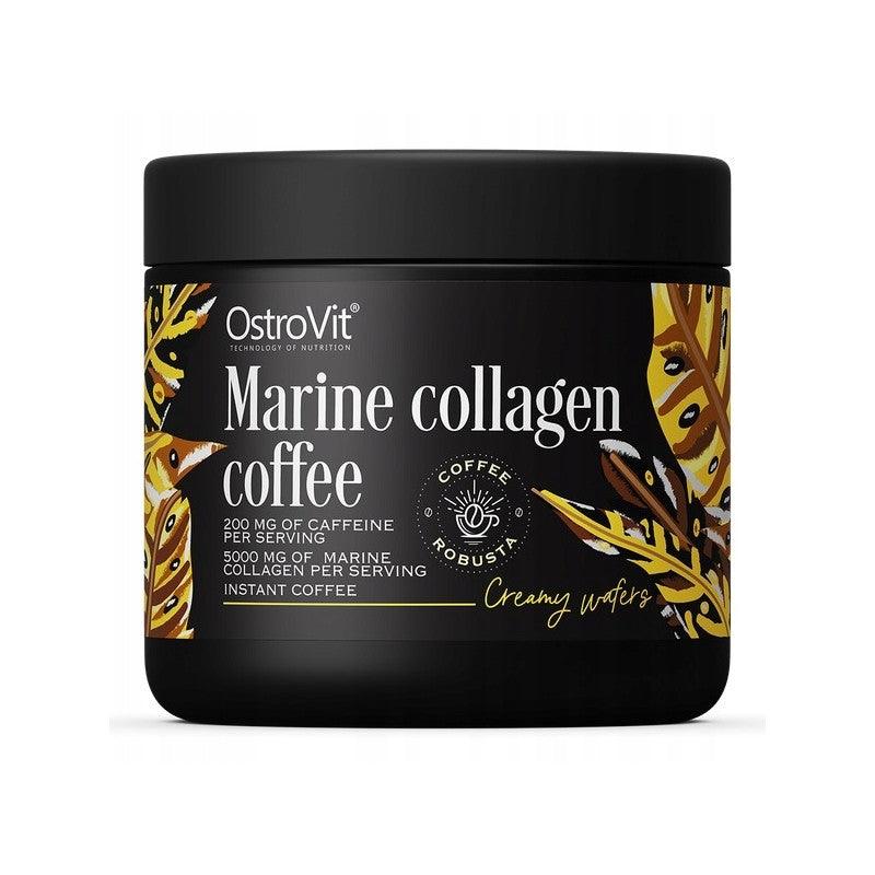 OstroVit Koffie met Marine Collageen gearomatiseerde romige wafels 150 g