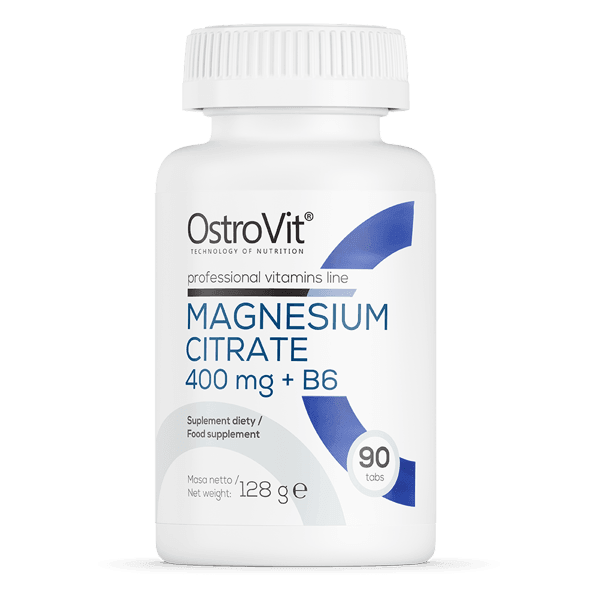 OstroVit Magnesiumcitraat 400 mg + B6 90 tabletten