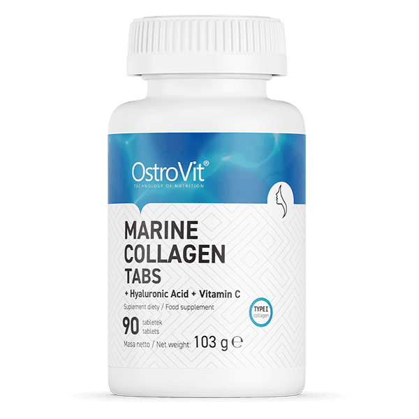 OstroVit Marine Collageen + Hyaluronzuur + Vitamine C 90 tabletten