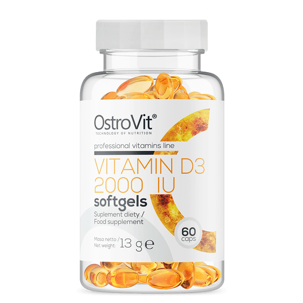 OstroVit Vitamine D3 2000 IU softgels 60 capsules