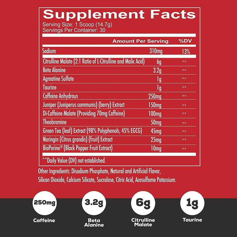 Total War Pre-Workout - 392g - Redcon1