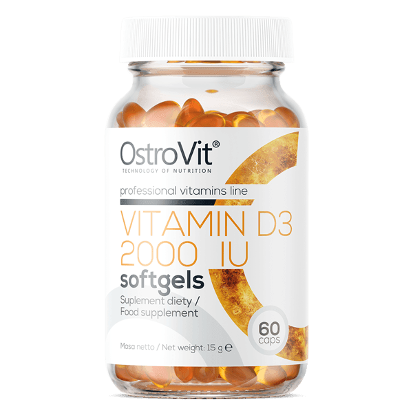 Vitamin D3 2000 IU - 60 Softgels - OstroVit